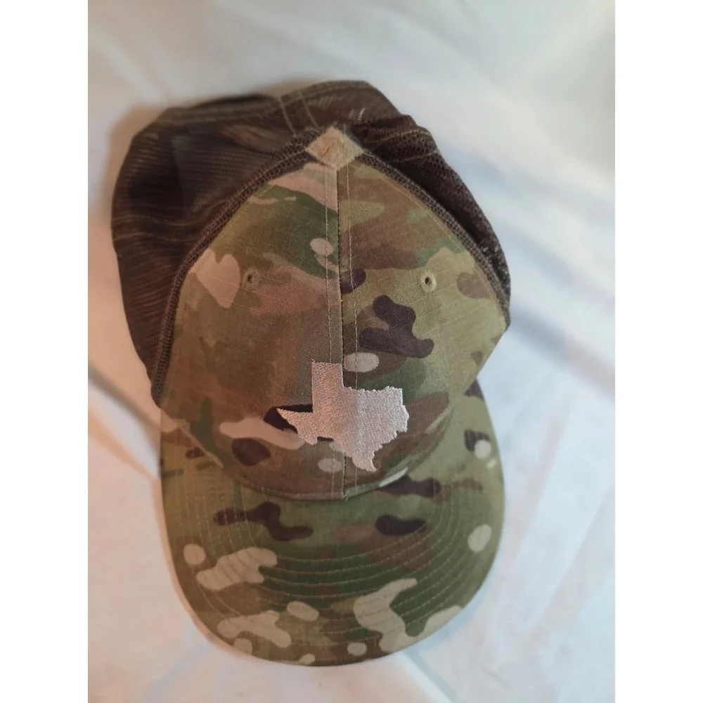 Richardson 862 Texas Multicam Camo Trucker Hat Snapback Barnsco Mesh Cap Mens